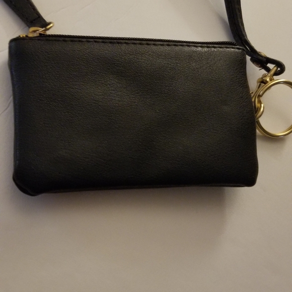 Giani Bermini Black Coin Purse Weisitlet with keyc - Picture 3 of 4